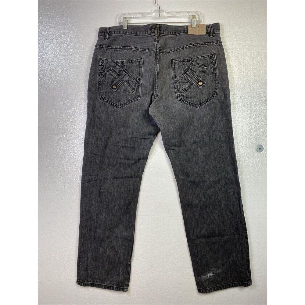 Vintage Red Ape Jeans Mens 42 Relax Fit Straight Gray Denim Y2K  Skate‎ Pants